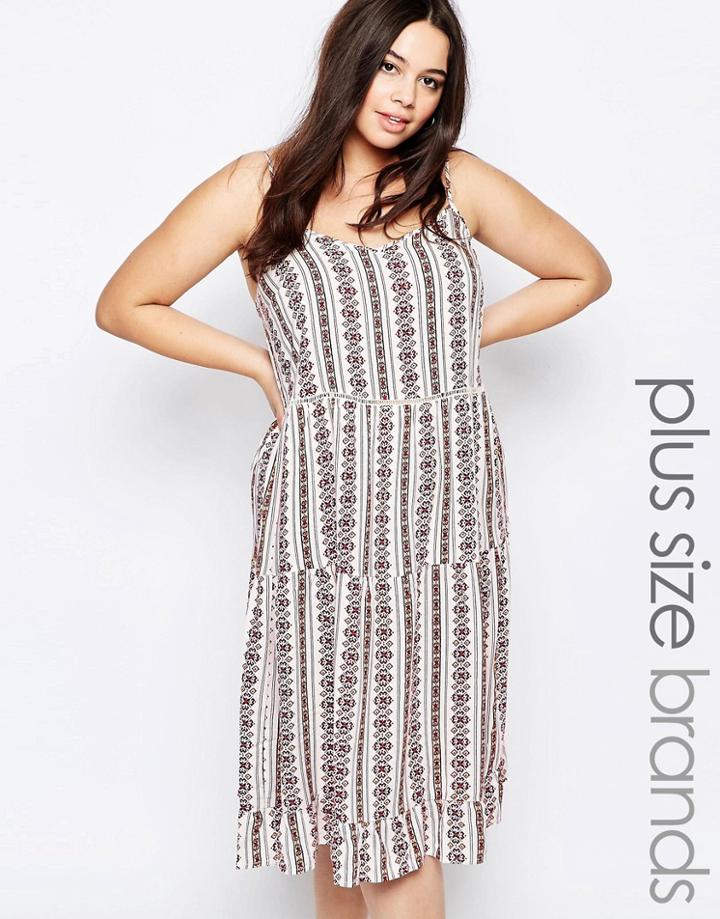New Look Plus Midi Dress - Cream