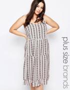 New Look Plus Midi Dress - Cream