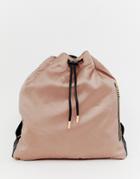 Juicy Couture Oversized Drawstring Backpack - Pink