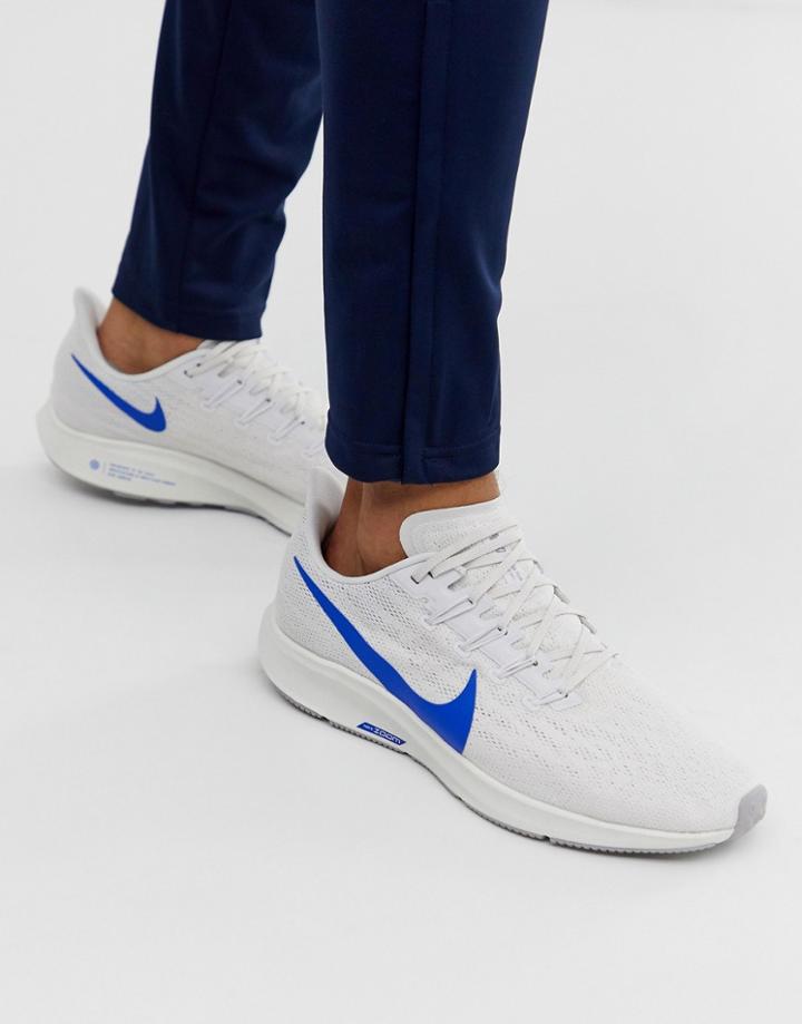 Nike Running Air Zoom Pegasus 36 Sneakers In White