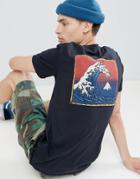 Quiksilver The Original Mountain & Wave T-shirt In Black - Black