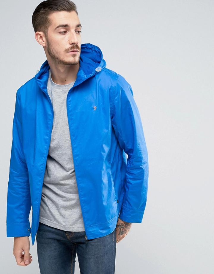 Farah Deighton Zip Up Jacket - Blue