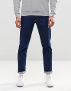 Asos Stretch Slim Jeans In 12.5oz In Dark Blue Wash - Dark Blue