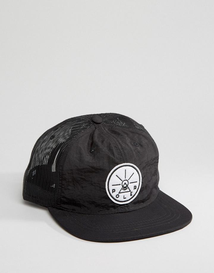 Poler Trucker Cap - Black