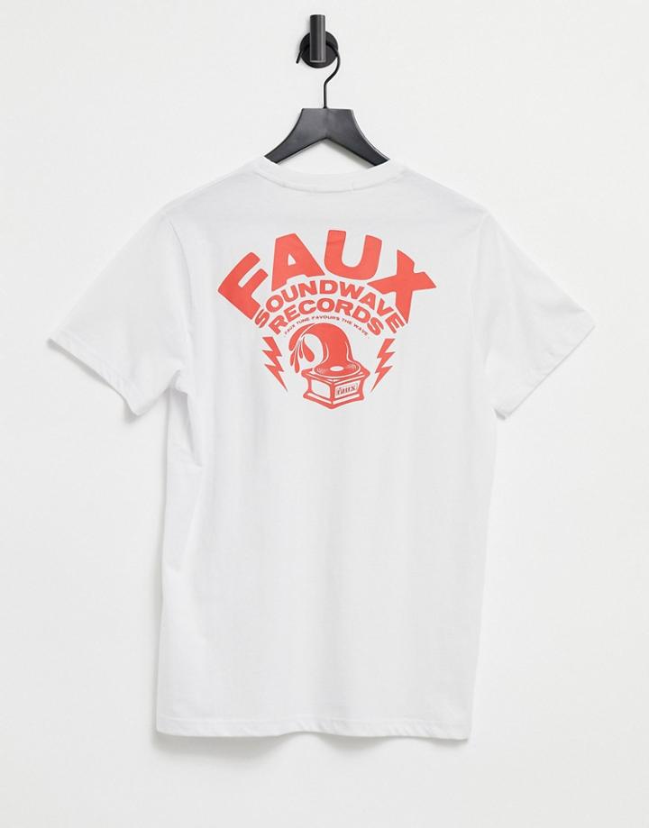 Friend Or Faux Records T-shirt In White