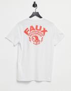 Friend Or Faux Records T-shirt In White