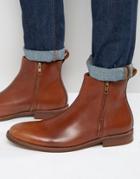 Aldo Bilissi Leather Double Zip Boots - Tan