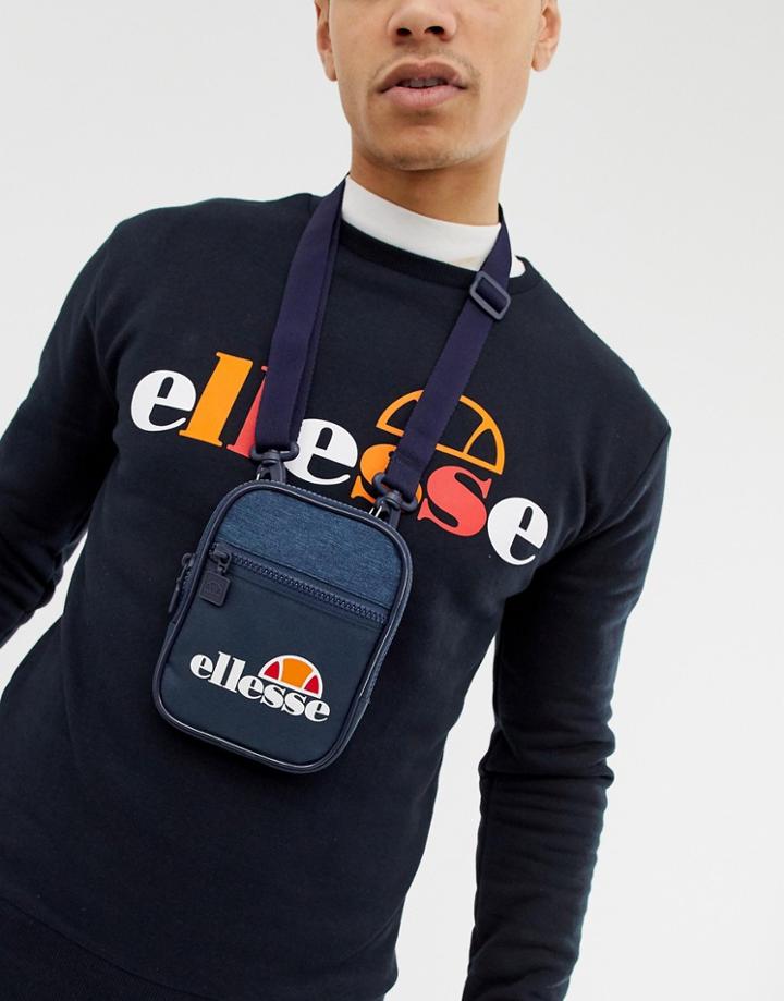 Ellesse Templeton Small Flight Bag In Navy - Navy