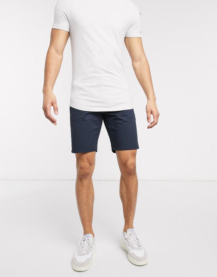 Farah Hawk Chino Shorts In Navy