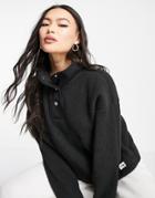 The North Face Cragmont 1/4 Zip Fleece Jacket In Black