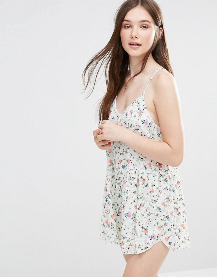 D.ra Floral Print Calvin Romper - Multi