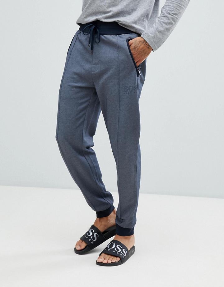 Boss Bodywear Cuffed Sweatpants - Navy
