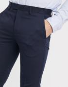 Jack & Jones Premium Super Slim Stretch Suit Pants With Recycled Polyester In Navy