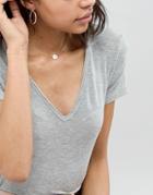 Weekday Disc Necklace - Gold