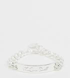 Asos Design X Laquan Smith Chain Id Bracelet - Silver