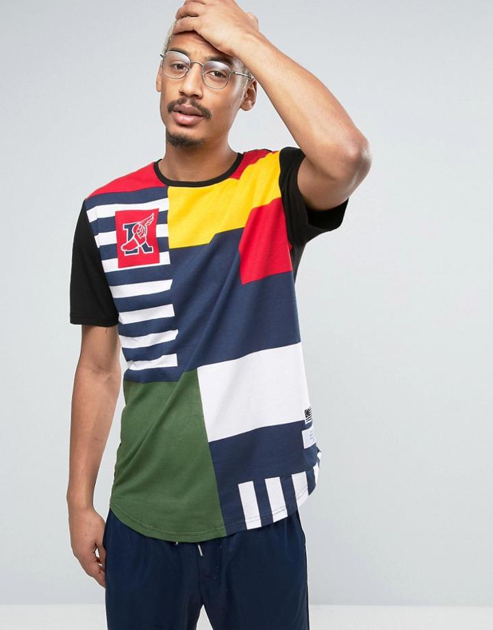Reason Panel T-shirt - Blue