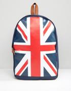 Lambretta Backpack Classic Union Jack All Over Print - Navy
