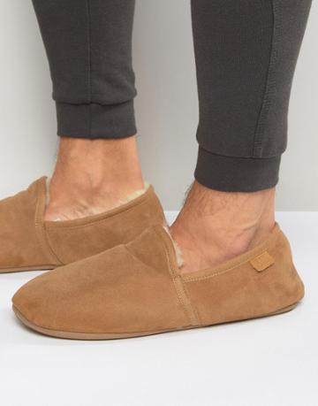 Just Sheepskin Slippers - Tan