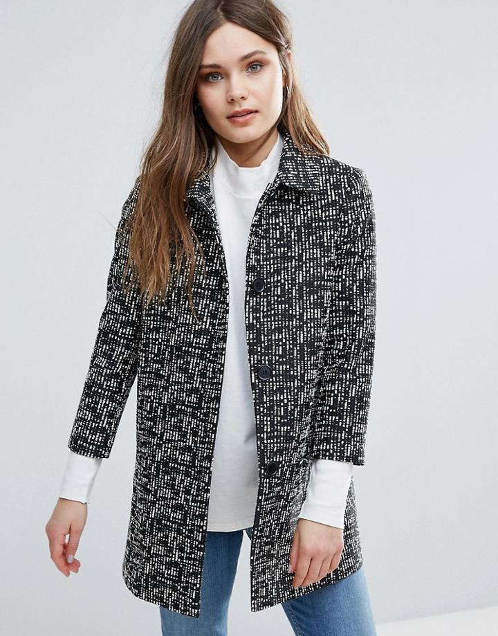 Helene Berman Topper Coat - Black