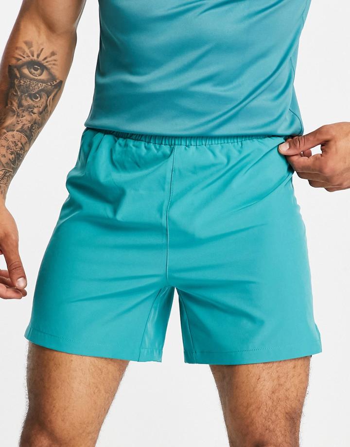 Asos 4505 Running Shorts With Quick Dry In Green