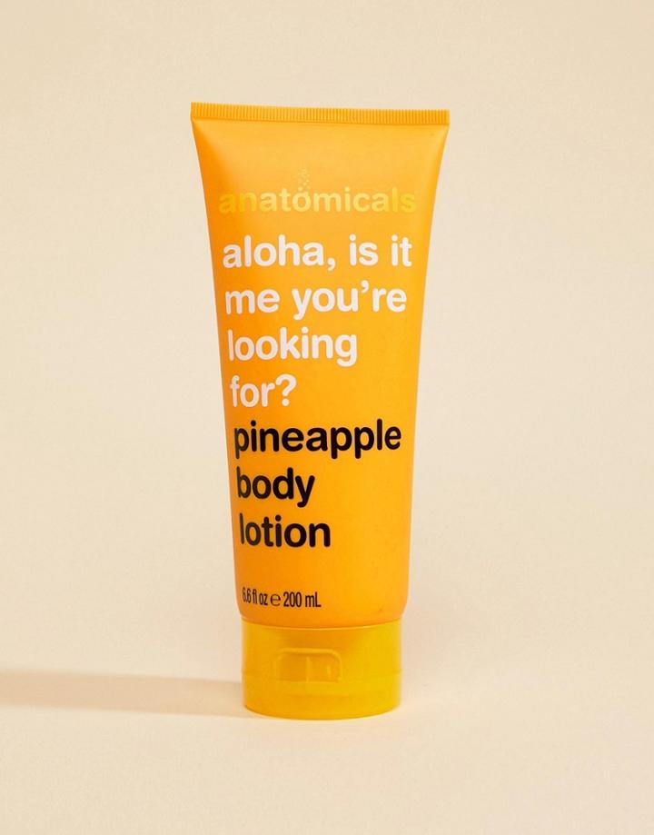 Anatomicals Is It Me You're Looking For Pineapple Body Lotion - Clear