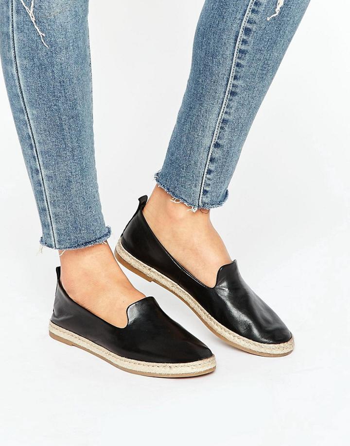 Aldo Shimmer Black Espadrilles - Black