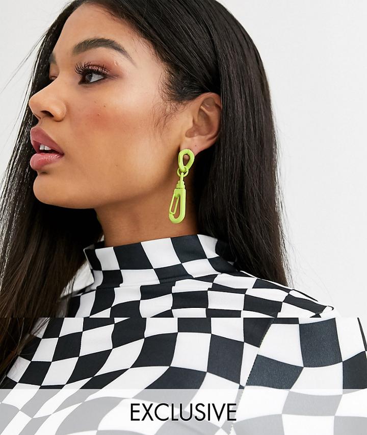 Asos Design X Christian Cowan Chain Drop Earrings