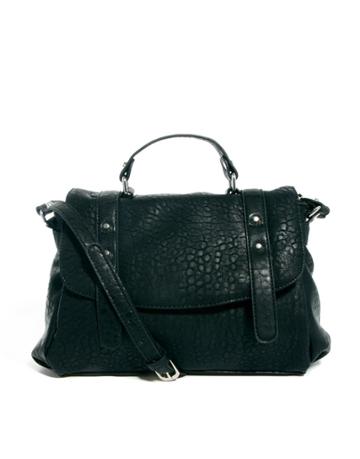 Pieces Patricia Black Satchel Bag