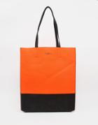 Paul's Boutique Elena Tote Bag - Neon Orange Snake