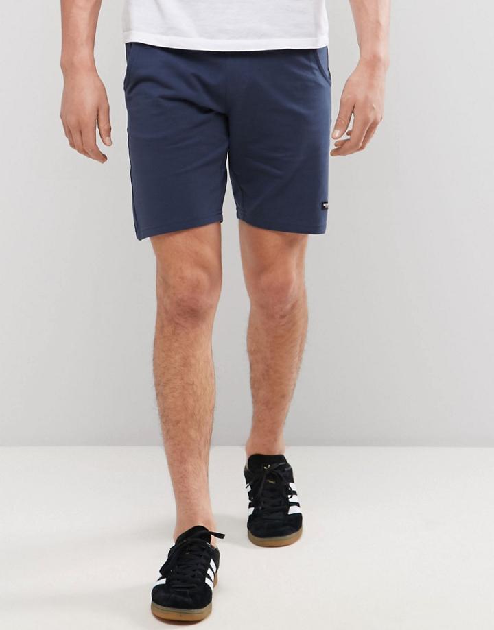 Only & Sons Jersey Short With Drawstring Waist - Blue