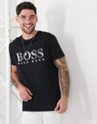 Boss Beachwear T-shirt In Black