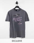 Reclaimed Vintage Inspired Space T-shirt-gray
