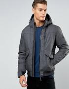 Esprit Short Jacket With Pockets - Gray