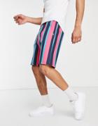 Tommy Jeans Vertical Stripe Shorts-navy
