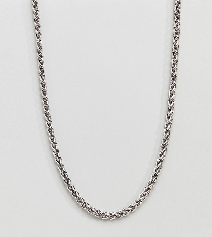 Designb Palma Chain Necklace In Silver Exclusive To Asos - Silver