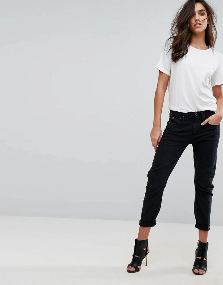 G-star Be Raw Arc 3d Low Rise Boyfriend Jean - Black