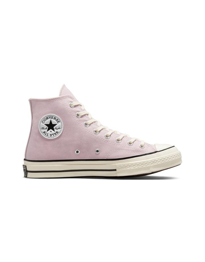 Converse Chuck 70 Hi Canvas Sneakers In Himalayan Salt-pink