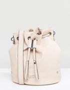 Faith Chain Handle Bucket Bag - Cream