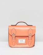 Leather Satchel Mini Festival Backpack - Pink