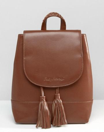 Ruby Rocks Leather Backpack - Tan