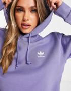 Adidas Originals Essentials Boyfriend Fit Hoodie In Lilac-blues