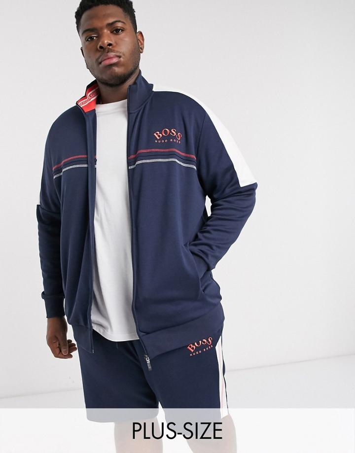 Boss Athleisure B-skaz Track Jacket In Navy