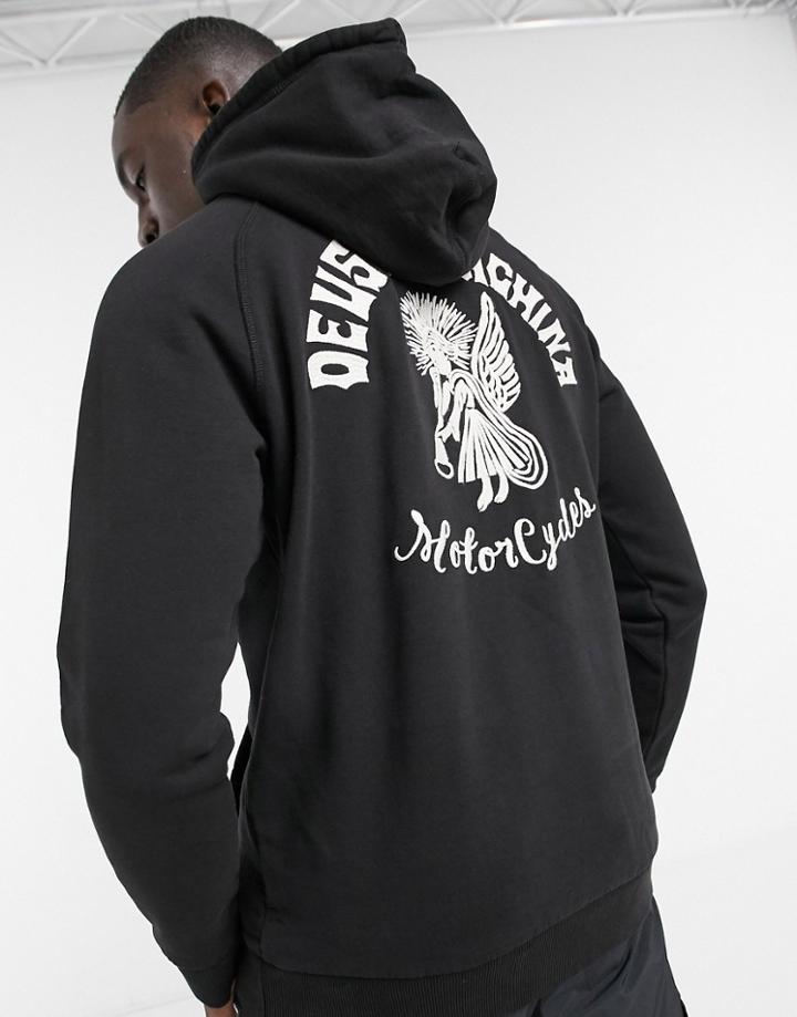 Deus Ex Machina Devil Hoodie In Black