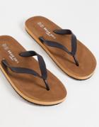 Brave Soul Flip Flops In Black