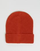 7x Beanie In Burnt Oange - Orange