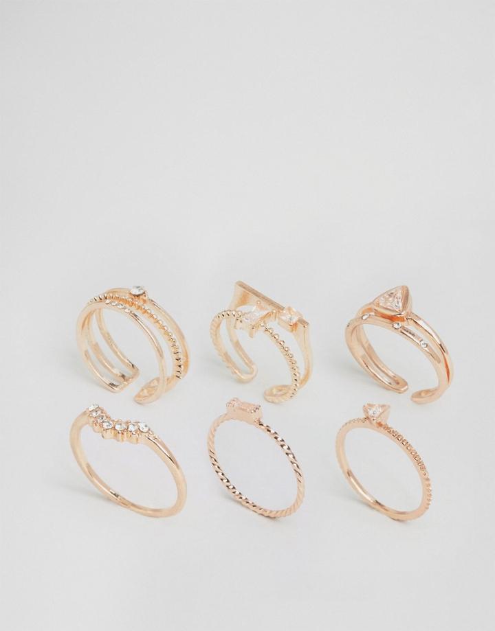 Aldo Agrirelia Stacking Rings - Gold