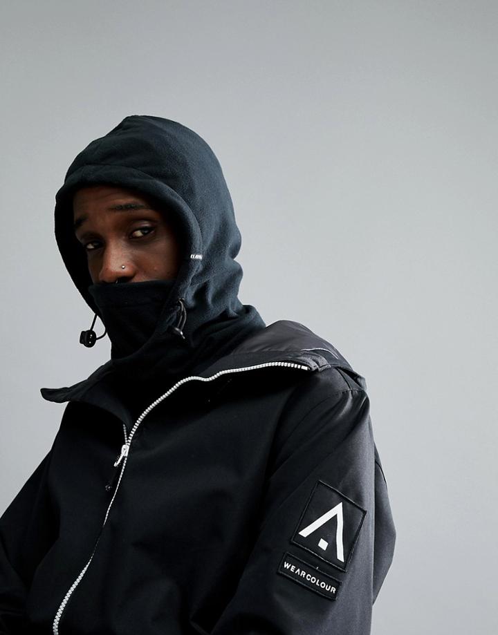 Armada Delta Fleece Hood In Black - Black