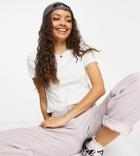 Topshop Petite Everyday Tee In White