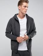 Threadbare Funnel Neck Hoodie - Gray