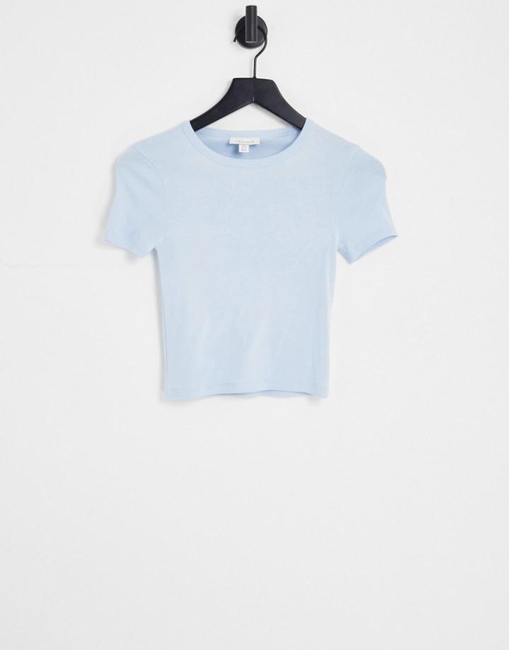 Topshop Everyday Tee In Blue